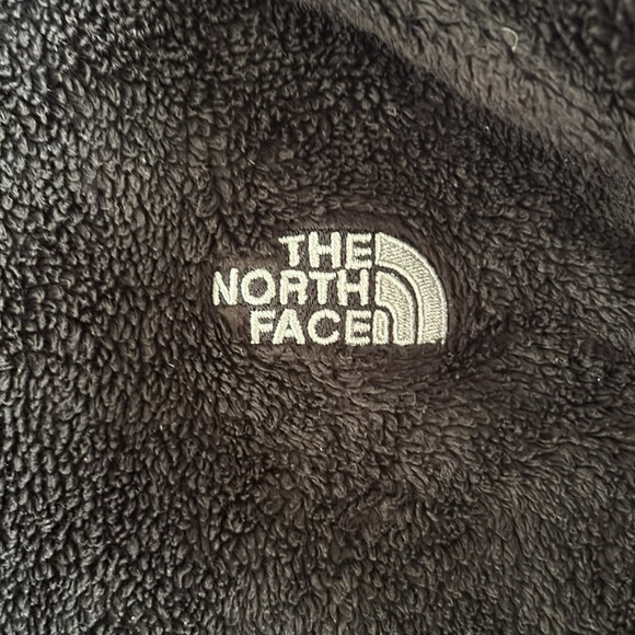 North Face black zip front fleece jacket size M - Picture 2 of 6